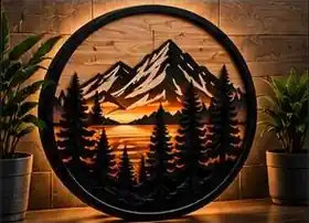 Custom mountain sign